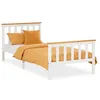 Image de Lit en bois de jeunesse 90 x 200 blanc