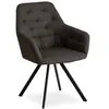Image de Chaise Salle à Manger Anthracite Design Moderne
