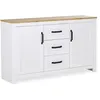 Image de Buffet Blanc 150 cm en Bois