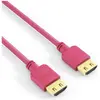 Image de Purelink Câble Slim HDMI - HDMI, 1.5 m (1.50 m), Câble vidéo, Rouge