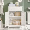 Image de SoBuy FRG238-W Meuble Bas de Salle de Bain Armoire Toilette Buffet Commode