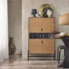 Image de SoBuy HFSB03-SCH Buffet de Cuisine, Armoire de Cuisine, Vaisselier Cuisine, Meuble de Rangement pour Cuisine, Salle à Manger, Salon, avec 3 Compartiments Ouverts