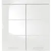 Image de Meuble haut de salle de bain 2 portes blanc brillant Kelia 73 cm