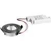 Image de Brumberg, Plafonnier, Luminaires Spot encastré LED 3000K ni./mat dimm. (630 lm)