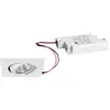 Image de Brumberg, Spot encastrable, Luminaires Spot encastré LED 3000K dimm. (Aluminium, Plastique transparent)