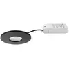 Image de Brumberg, Plafonnier, Spot encastré CHOOSE IP44 39253083 4,5W 510lm 27/3/4K dim DA68 noir mat (510 lm)