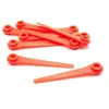Image de vhbw 10x Lames compatible avec Gardena Comfort-Cut Li18/23R 9825, Li18/23R 9825-20 taille gazon - Lames de rechange, rouge, plastique