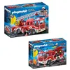 Image de PLAYMOBIL 9463-64 City Action - Set de 2 Boîtes Playmobil sur le thème des pompiers