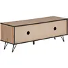 Image de Beliani, Meuble TV, Halston (120 x 40 x 46 cm)