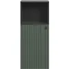 Image de Meuble de salle de bain Rangement bas Décor sauge et L40 H95 P31cm PURE BLISS