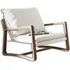 Image de Fauteuil Jowna, crème/marron (95 x 76 x 67cm)
