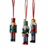 Image de Lot de 3 décorations à suspendre Laudat, multicolore (4.5 x 3.5 x 11cm)