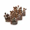 Image de Lot de 6 couronnes décoratives Margareta, marron vieilli (3cm)
