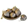 Image de Lot de 6 décorations de Noël Miras, argenté vieilli (5.5 x 5.5 x 8cm)