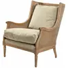 Image de Fauteuil Greenbrier, marron vieilli/beige (85 x 74.5 x 98cm)