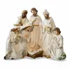 Image de Personnages de crèche Kanem, blanc vieilli (12.5 x 19.5 x 23cm)