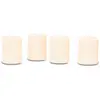Image de Lot de 4 bougies Virrans, crème (8cm)