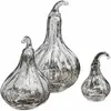 Image de Lot de 3 courges Lacey, transparent (10 x 10 x 17cm)