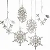 Image de Lot de 6 décorations de Noël Allegan, argenté (1 x 8 x 12cm)