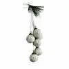 Image de Lot de 6 décorations de Noël Tara, blanc vieilli (6cm)