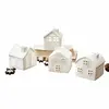 Image de Lot de 4 photophores Country, blanc (9cm)