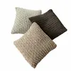 Image de Lot de 3 housses de coussins Antier, beige/gris (50 x 50cm)