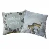 Image de Lot de 2 housses de coussins Christmas is coming, crème/gris (40 x 40cm)