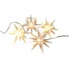 Image de Lot de 4 étoiles LED Ciseau, transparent (45cm)