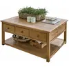 Image de Table basse Etienne, marron (78 x 100 x 45cm)