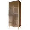 Image de Vaisselier Pasadena, marron (55 x 90 x 220cm)