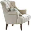 Image de Fauteuil Parranquet, lin (77 x 78 x 91cm)