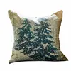 Image de Housse de coussin Mierta, beige/vert (50 x 50cm)