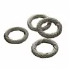 Image de Lot de 4 ronds de serviettes Alea, argenté (0.5cm)
