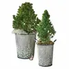 Image de Lot de 2 seaux Pavie, gris/vert (465 x 35 x 41cm)