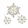 Image de Lot de 3 décorations à suspendre Skadi, argenté (13cm)