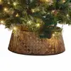Image de Cache-pied pour sapin de Noël Eden, marron (23.5cm)