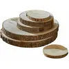Image de Lot de 6 rondelles en bois Corvento, marron (21 x 23 x 2cm)