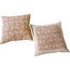 Image de Lot de 2 housses de coussins Squivel, marron/lin (50 x 50cm)