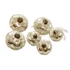 Image de Lot de 6 boules de Noël Xilianne, argenté vieilli (10cm)