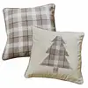 Image de Lot de 2 housses de coussins Ersac, marron/crème (40 x 40cm)