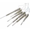 Image de Lot de 6 décorations à suspendre Roussac, transparent/champagne (20cm)