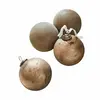 Image de Lot de 4 boules de Noël Ophraine, marron/cuivré (11cm)
