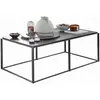 Image de Table basse Lumesto, noir (70 x 120 x 42cm)