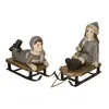 Image de Lot de 2 figurines décoratives Xavienne, multicolore (12 x 5.5 x 11cm)