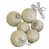 Image de Lot de 6 boules de Noël Shariz, or (10cm)