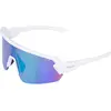 Image de Contec, Hommes, Lunettes de sport, Lunettes de sport Ct Rush Revo (blanc polaire mat, cypher green, Revo Coating, verres polarisés), Vert, Blanc