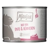 Image de 6x 200g MjAMjAM Duo canard tendre & poulet aux carottes nourriture pour chat humide