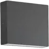 Image de CMD, Éclairage d'extérieur, LED Wandaussenleuchte 2x3W Warmweiss IP54 Anthrazit CMD-9060 (442 lm, IP54)