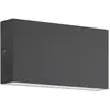 Image de CMD, Éclairage d'extérieur, LED Wandaussenleuchte 2x5W Warmweiss IP54 Anthrazit CMD-9070 (755 lm, IP54)
