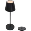 Image de CMD, Lampe de table, LED Akku-Tischleuchte 2W steuerbare Lichtfarbe IP44 Schwarz CMD-9078 (150 lm)